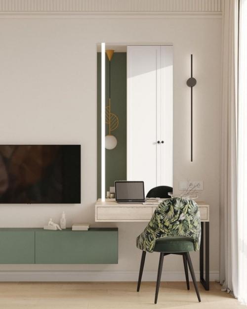 Спальня в светлых тонах. 01