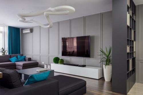 Интерьер с элементами экодизайна в сочетании с традиционными приёмами. 04