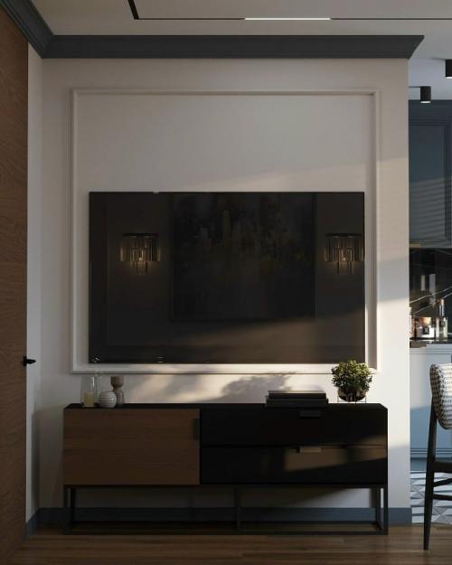 Проект кухни - гостиной 14 кв. 03