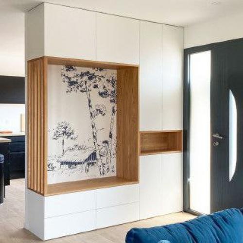 Варианты оформления небольших прихожих. 04