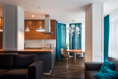 Интерьер с элементами экодизайна в сочетании с традиционными приёмами. 06