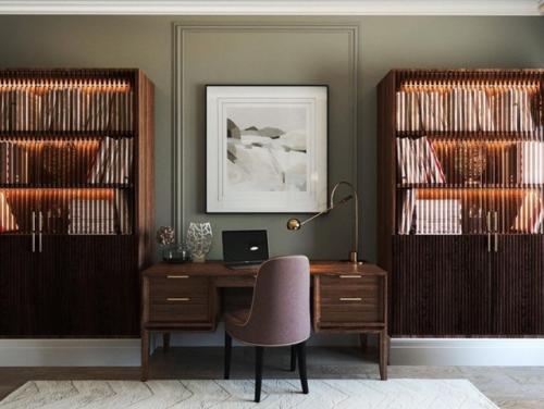 Проект кабинета - это гораздо больше, чем просто планировка и выбор мебели. 01