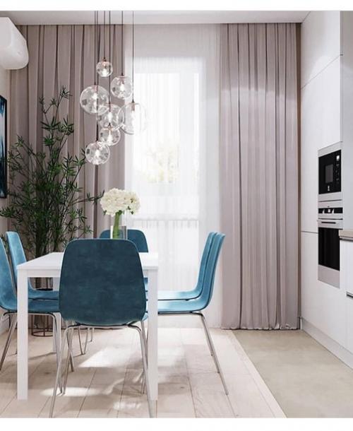 А как вы к голубому цвету на кухне относитесь? 07