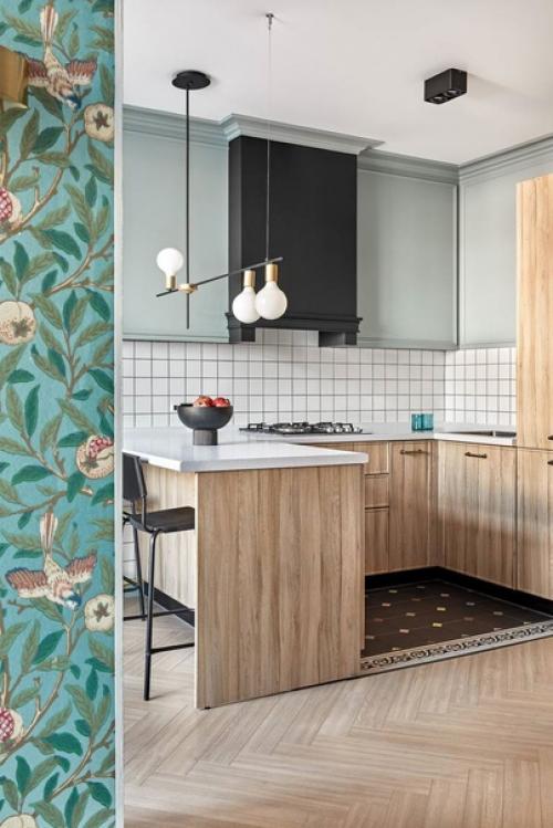 Интерьер, который привлекает внимание и впечатляет своей оригинальностью.