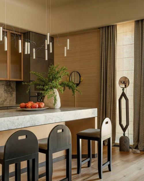 Разумная планировка, природные материалы, галерейное искусство и дизайн. 01