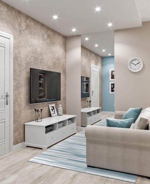 А как вы к голубому цвету на кухне относитесь? 03