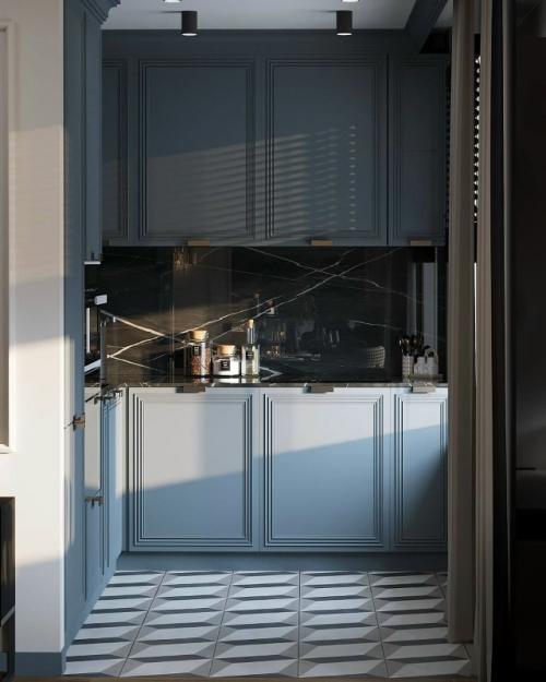 Проект кухни - гостиной 14 кв. 06