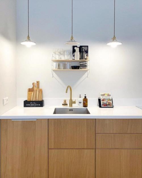 По-домашнему атмосферная кухня - гостиная. 03