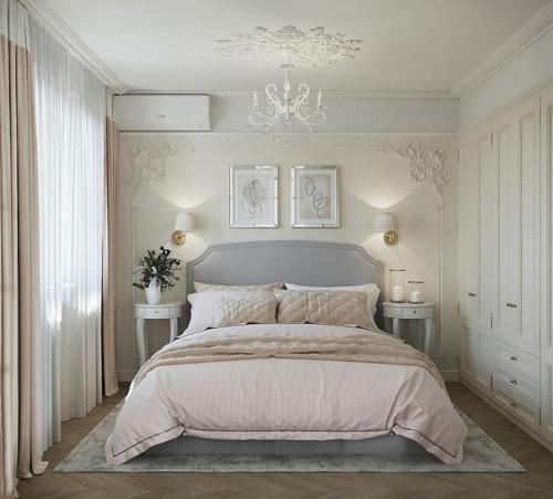 Уютная, небольшая спальня площадью 10 кв.