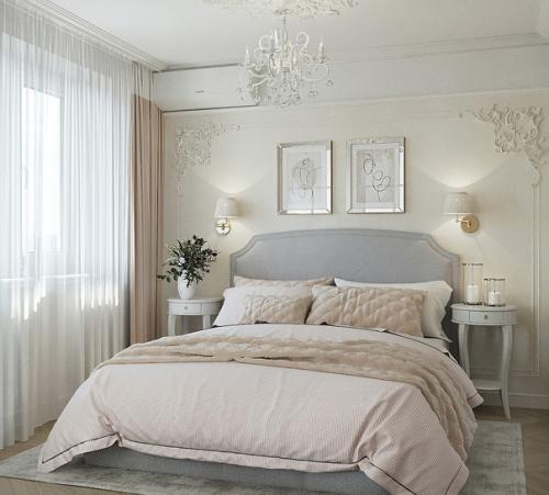 Уютная, небольшая спальня площадью 10 кв. 03