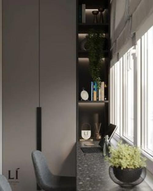 Лоджия - уютный уголок, который станет местом не только для отдыха, но и для работы. 01