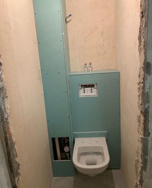 Это была наша головная боль - ванная комната и санузел! 04