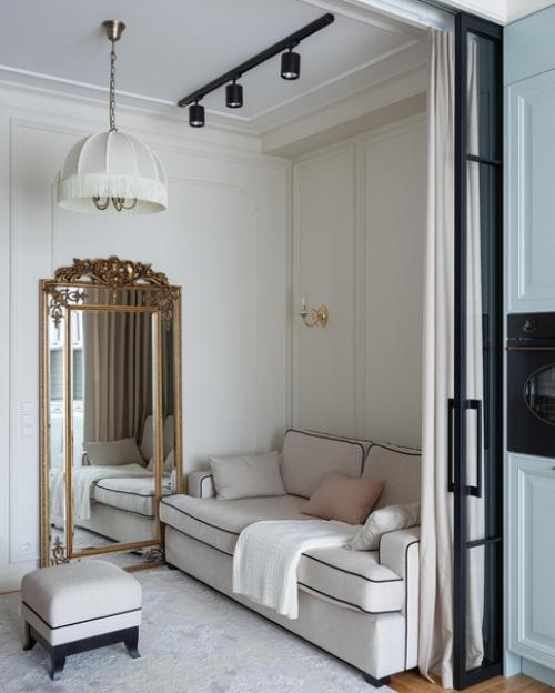 Квартира с налетом стиля ретро в интерьере. 03