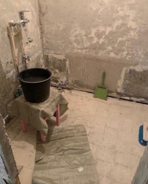 Это была наша головная боль - ванная комната и санузел! 05