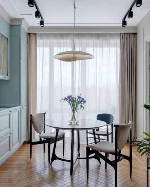 Квартира с налетом стиля ретро в интерьере. 02