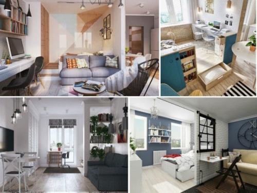 Дизайн интерьера крохотной квартиры.