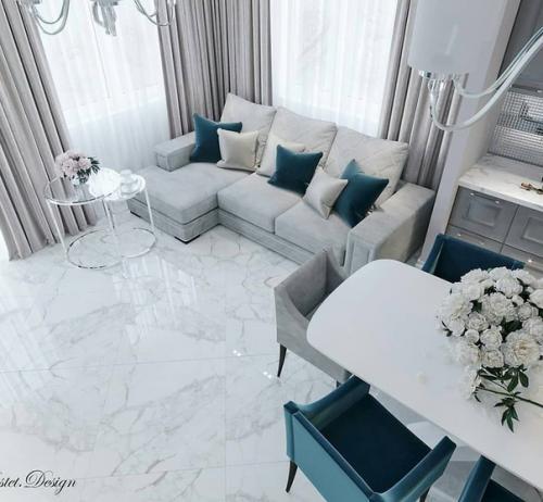 Как вам интерьер этой кухни - гостиной? 02