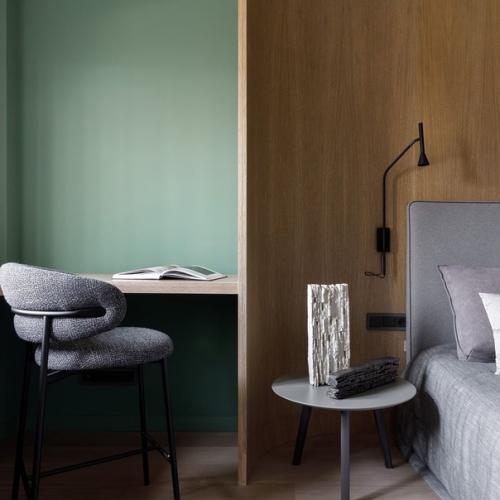 Благородный зеленый цвет в интерьере - интересное решение для дизайна. 03