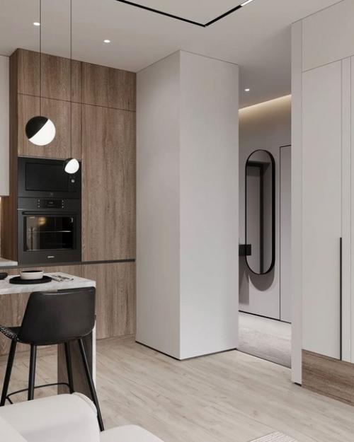 Интерьер квартиры - студии. 02