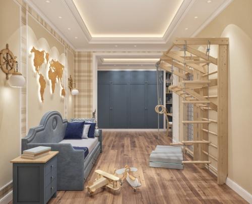 Дизайн детской комнаты для мальчика, 22 кв. 02