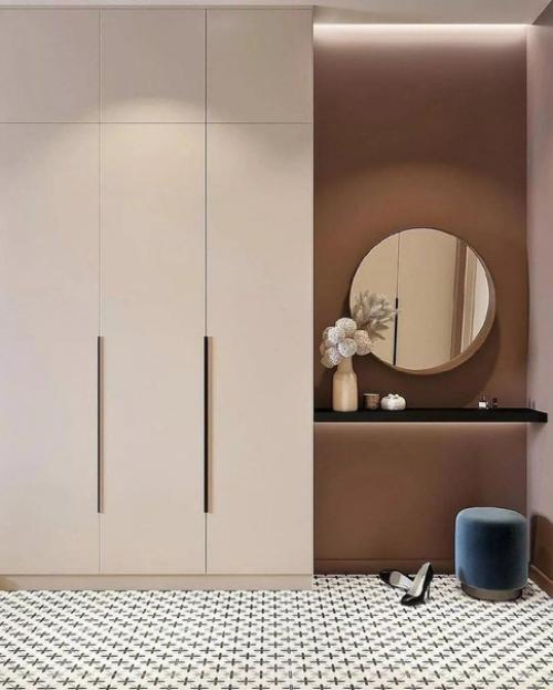 Современные прихожие.  Варианты организации. 02