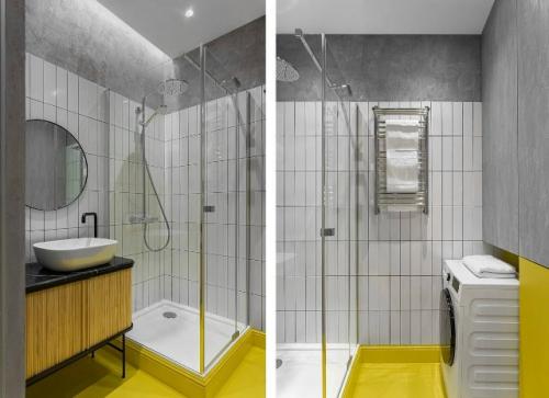 Светлая квартира с акцентными обоями - это пространство, наполненное воздухом, светом и ощущением спокойствия. 08