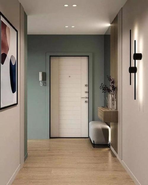 Современные прихожие.  Варианты организации. 06