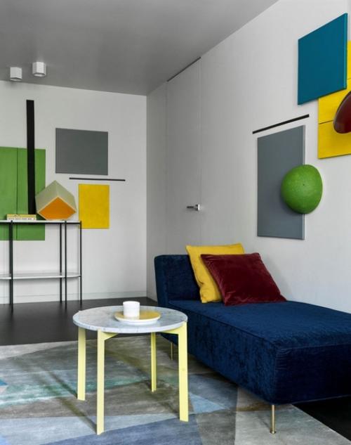 Интересно смотрится!  Но на наш взгляд, перебор с геометрией на стенах. 04