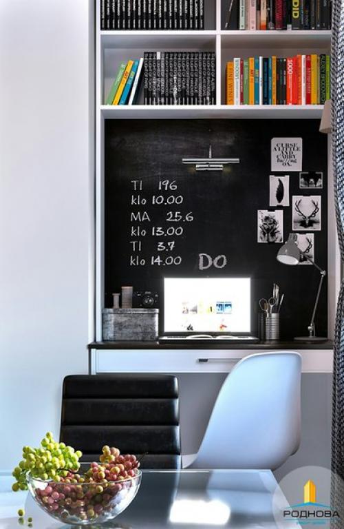 Наша работа.  Гостиная с обеденной зоной. 05