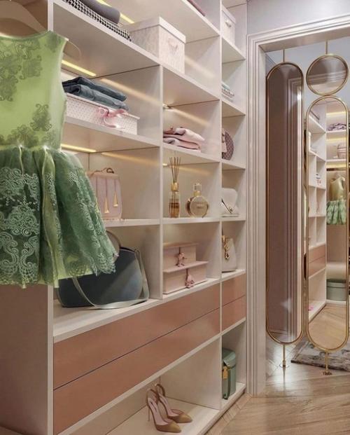 Сложный и с большим количеством различных деталей дизайн - проект детской. 07