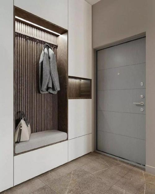 Современные прихожие.  Варианты организации. 03