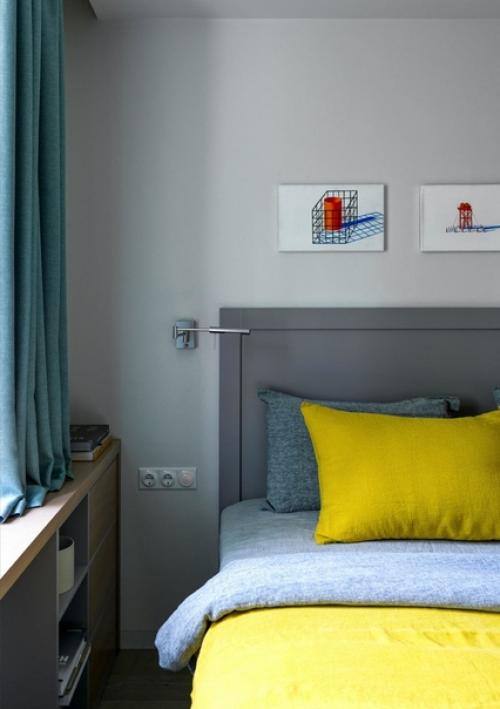 Интересно смотрится!  Но на наш взгляд, перебор с геометрией на стенах. 05