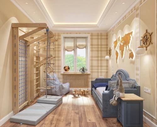 Дизайн детской комнаты для мальчика, 22 кв. 01