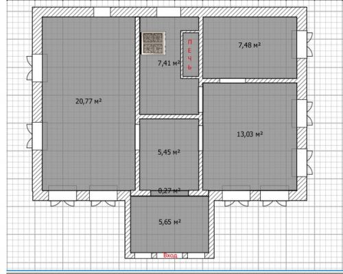 Ребята, подскажите как из этого сделать кухню - гостинную, разместить ванную комнату и сохранить 2 комнаты?