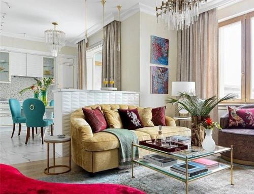 Квартира с яркой, расслабленной атмосферой и высоким уровнем комфорта в духе американских вилл в малибу. 02