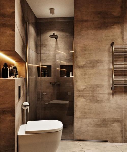 Проект ванной комнаты в Москве, площадь 6 кв. 02