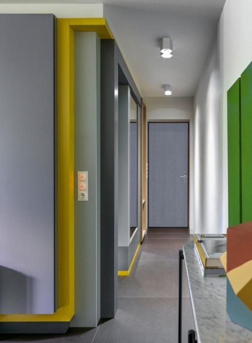 Интересно смотрится!  Но на наш взгляд, перебор с геометрией на стенах. 06