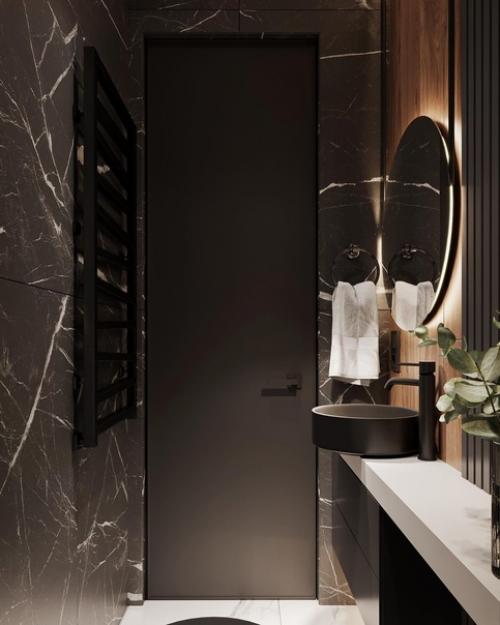 Маленький, но такой красивый санузел.