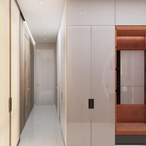 Зона прихожей.  Как все потрясающе продуманно. 03