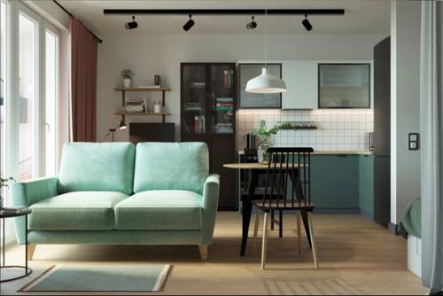 Оригинальный дизайн квартиры (37 кв. 01