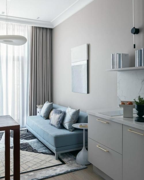 Небольшая, но невероятно уютная студия площадью 22, 3 кв. 05