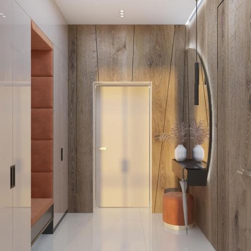 Зона прихожей.  Как все потрясающе продуманно. 04