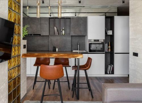 Стильная двухкомнатная квартира, площадью 49 кв. 01