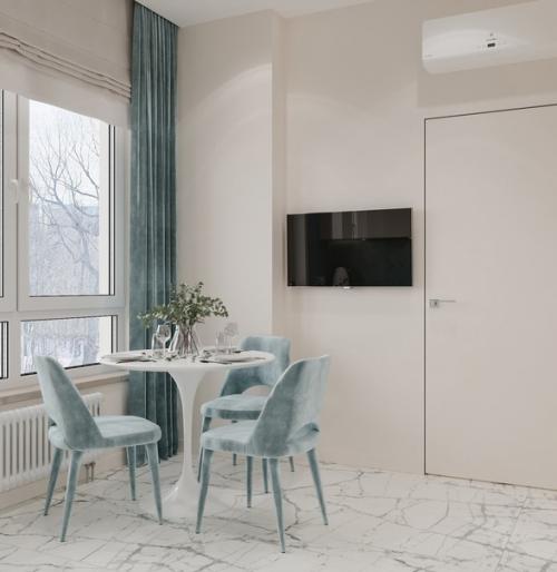 Простая и светлая квартира площадью 35 кв. 05