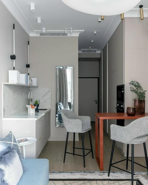 Небольшая, но невероятно уютная студия площадью 22, 3 кв. 07