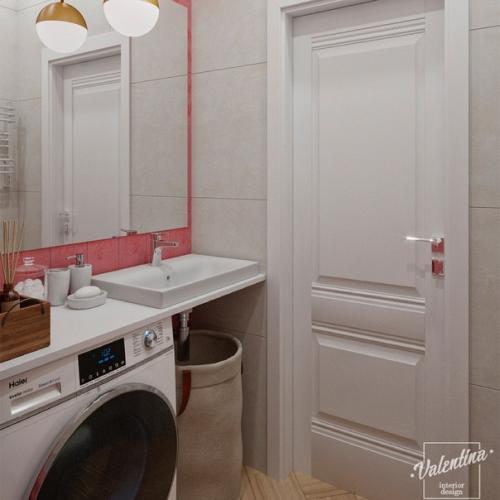 Очень крохотный санузел.