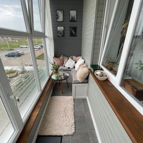 Уютный и функциональный балкон. 01