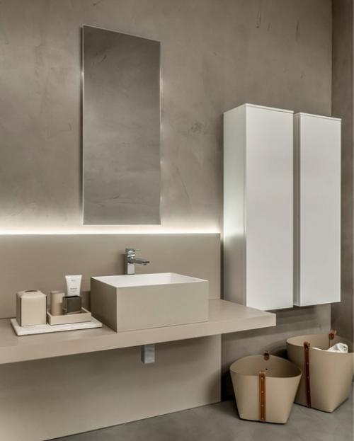 Сдержанная цветовая гамма, минимум мебели и максимум тактильных впечатлений от соприкосновения с натуральным деревом, стеклом, металлом. 07