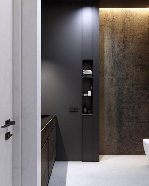 Санузел с душевой в деталях. 01