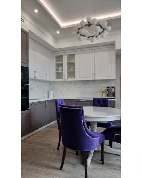 Превращение кухни в кухню - гостиную.